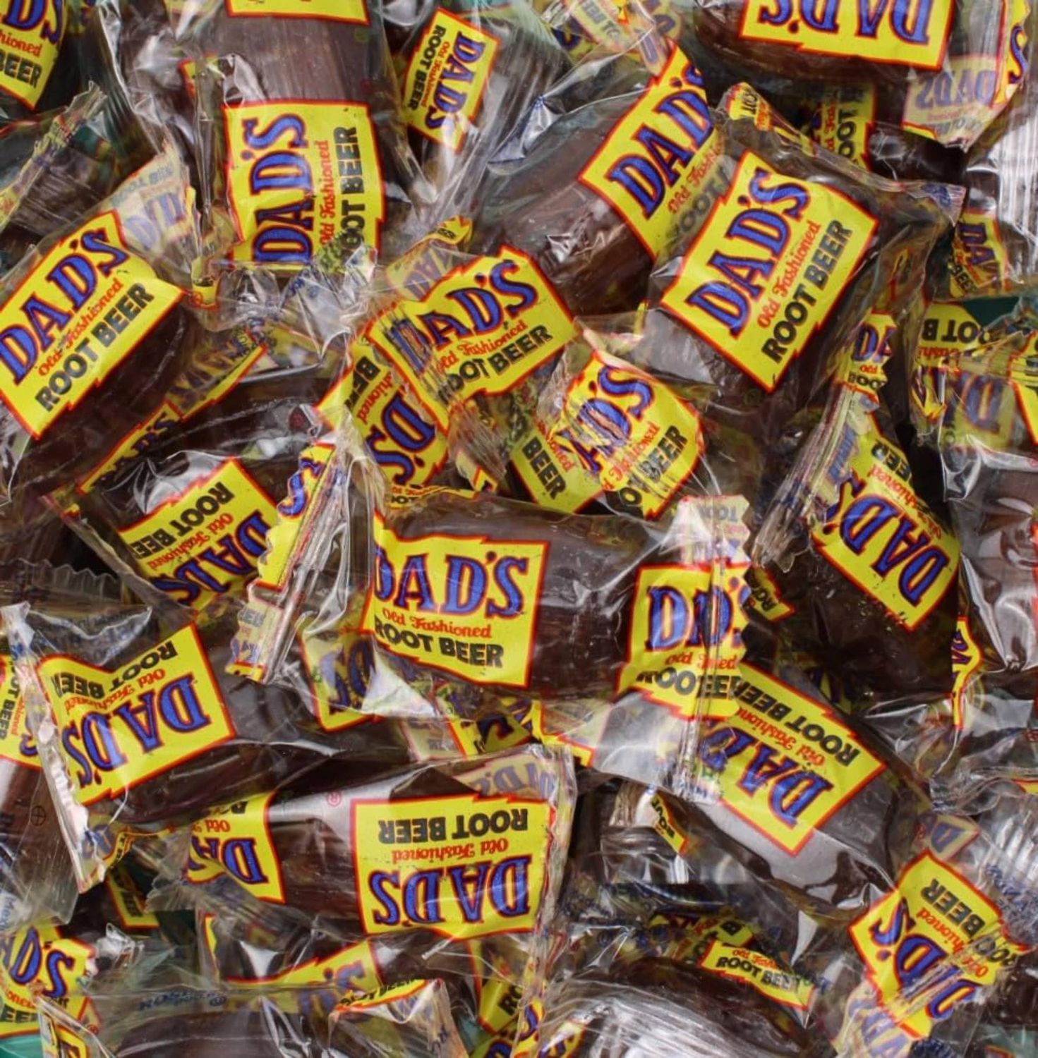 Old Fashioned Candy Dads Root Beer Barrels Hard Candy - Vintage Candy - Retro Candy Treats, by Queen City Candy Cave (1 Pound)