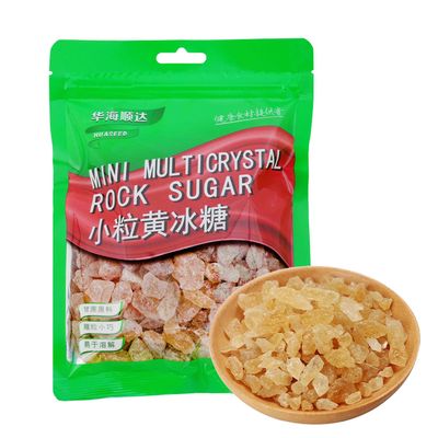 KachiKachi Yellow Rock Sugar - 9.8oz 280g, Made of Cane Sugar, Small Grains Brown Sugar Cubes Old-fashioned Polycrystalline, for Coffee Tea Baking Stews,