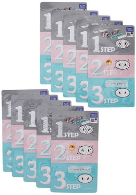HOLIKA HOLIKA Pig Clear Black Head 3-Step Kit 10 Sheet (HHPNCBH3SK10)