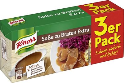 Knorr Sosse zu Braten Extra (Sauce for Roast extra) 3-er