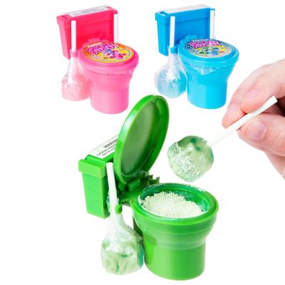 Sour Flush Toilet Candy, 12 Pack, 3 Assorted Flavors, Toilet Candy, Fun Poop Candy, The Hampton Popcorn &amp; Candy Company