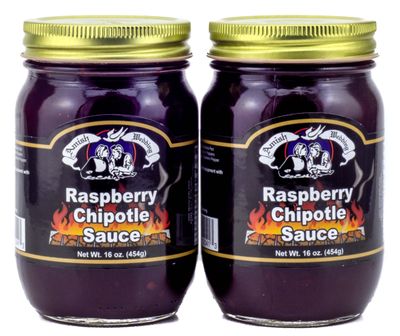 Amish Wedding Raspberry Chipotle Sauce Hot Spicy Sweet Flavor Pack of 2