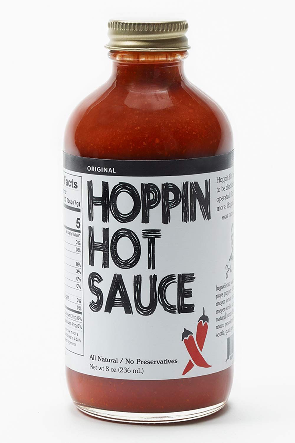 Original Flavor Hoppin Hot Sauce, 8oz