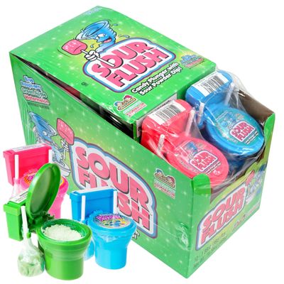 Sour Flush Toilet Candy, 12 Pack, 3 Assorted Flavors, Toilet Candy, Fun Poop Candy, The Hampton Popcorn &amp; Candy Company