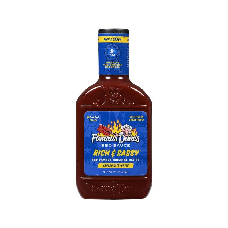 Famous Dave&#39;s - 1 pck, Rich &amp; Sassy BBQ Sauce (20 oz.)