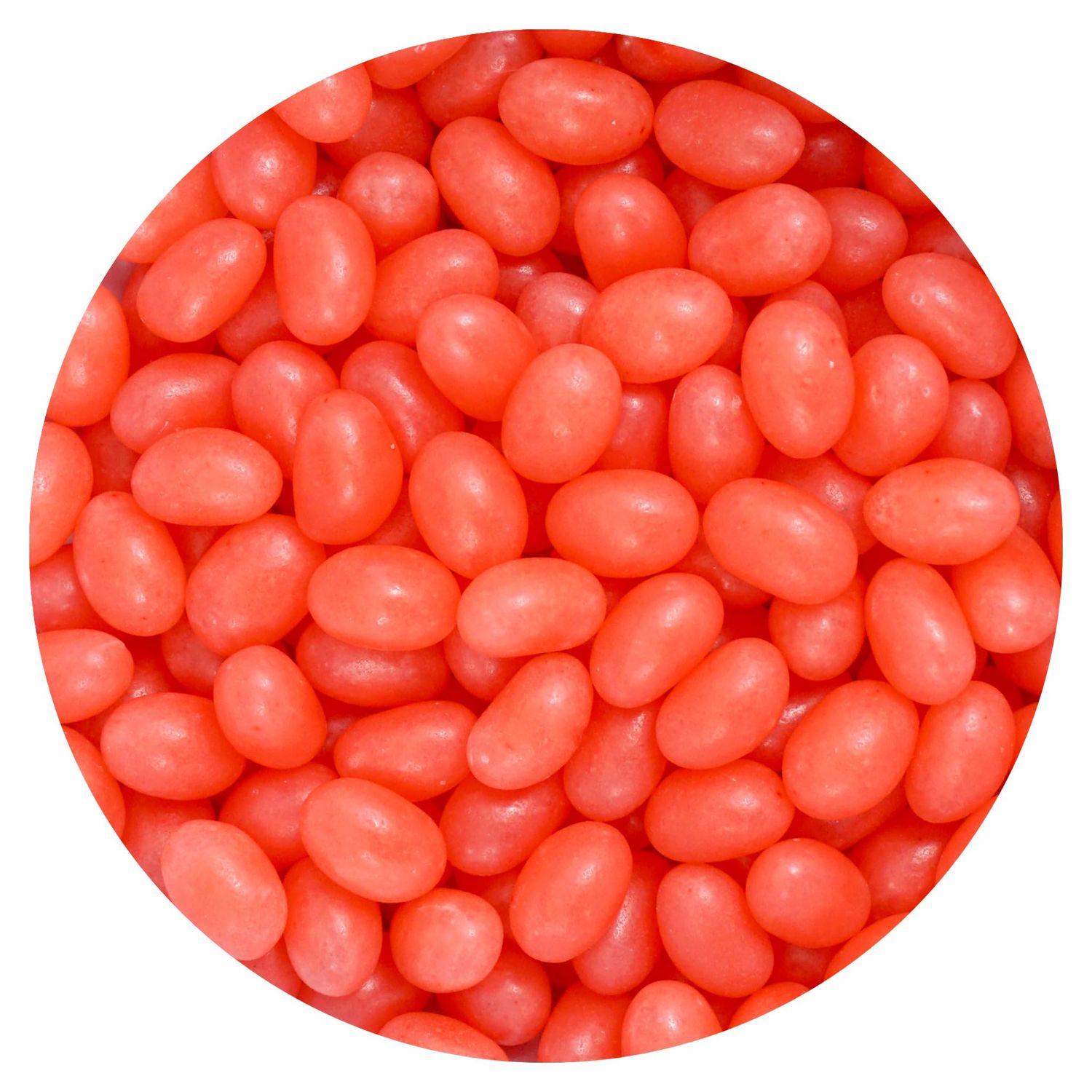 Pink Jelly Beans, 1 Pound Bulk Bag, Pink Candy, Strawberry Flavor, The Hampton Popcorn &amp; Candy Company