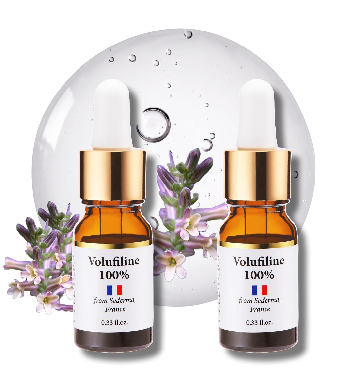 CELDYQUE 100% Pure Volufiline Concentrate Serum 2ea - Skin Firming Solution &amp; Clinically Proven Anti-Wrinkle, Enhances Facial Contours, Boosts Collagen for Sagging Mature Skin Korean Skincare