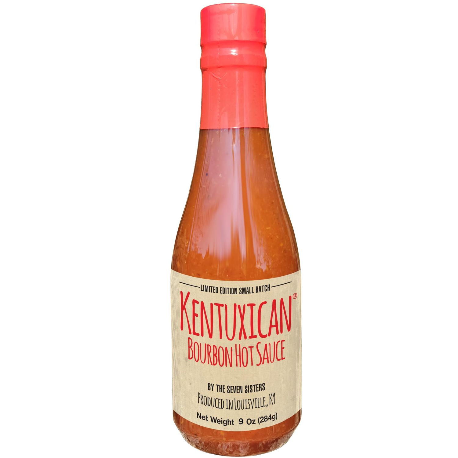 Kentuxican Bourbon Hot Sauce - Premium Mexican Hot Sauce Made with Authentic Kentucky Bourbon, Habanero, Carolina Reaper, Chile de Arbol - Natural, Keto Friendly, Gluten Free, No Preservatives - 9 oz