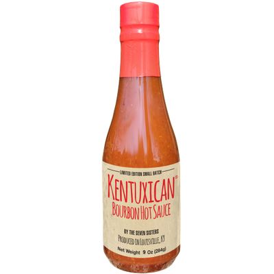 Kentuxican Bourbon Hot Sauce - Premium Mexican Hot Sauce Made with Authentic Kentucky Bourbon, Habanero, Carolina Reaper, Chile de Arbol - Natural, Keto Friendly, Gluten Free, No Preservatives - 9 oz