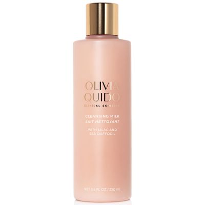 OLIVIA QUIDO Skincare Cleansing Milk (8.4 fl oz) Hydrating Facial Cleanser with Sea Daffodil and Lilac Extracts for Daily Skin Care, Anti-Aging Face Wash for Oily Skin, Dry Skin, and Other Skin Types