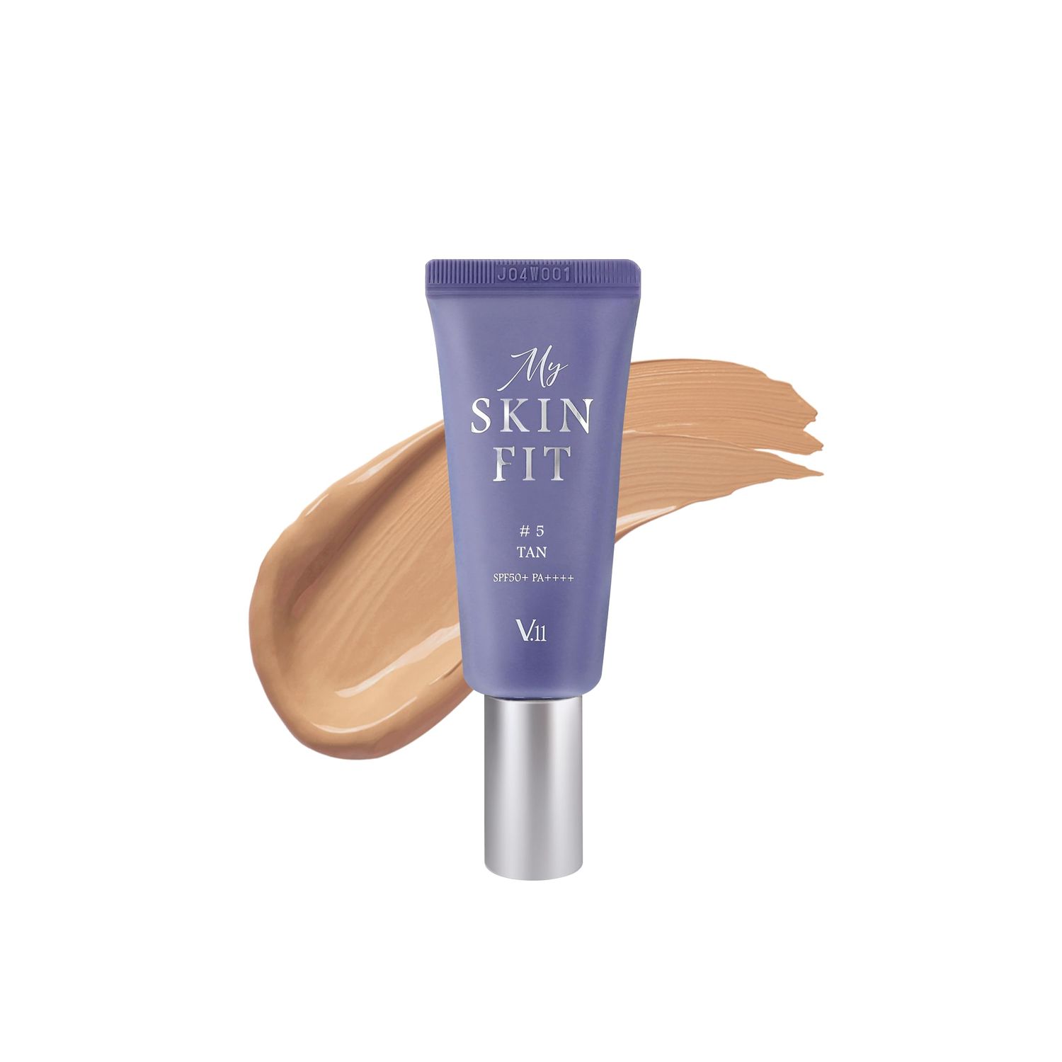 VILLAGE11FACTORY My Skin Fit BB Cream (Tan) Korean Blemish Balm Youthful Appearance with Adenosine &amp; Collagen Booster 0.67 fl oz