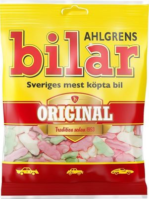 Ahlgrens Bilar - Soft Chewy Marshmallow Cars 125g