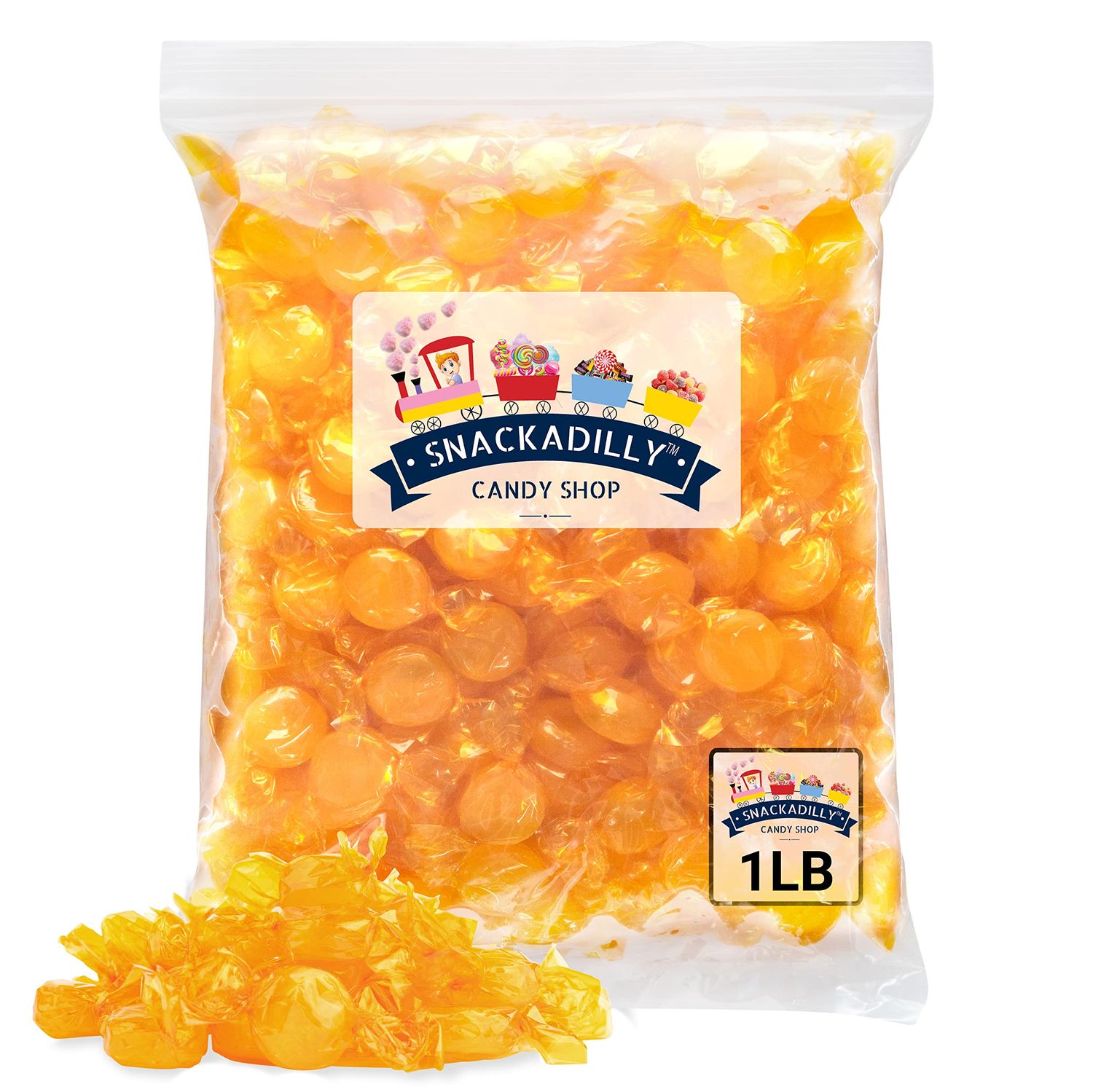 Snackadilly Butterscotch Candy Buttons 1 Lb Bag - Delicious Old Fashioned Hard Butterscotch Candy By Snackadilly