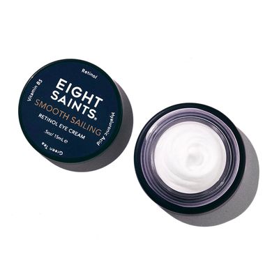 Eight Saints Retinol Eye Cream, Natural &amp; Organic, For Smoothing Fine Lines and Wrinkles and Improve Skin Tone, 0.5 Ounces