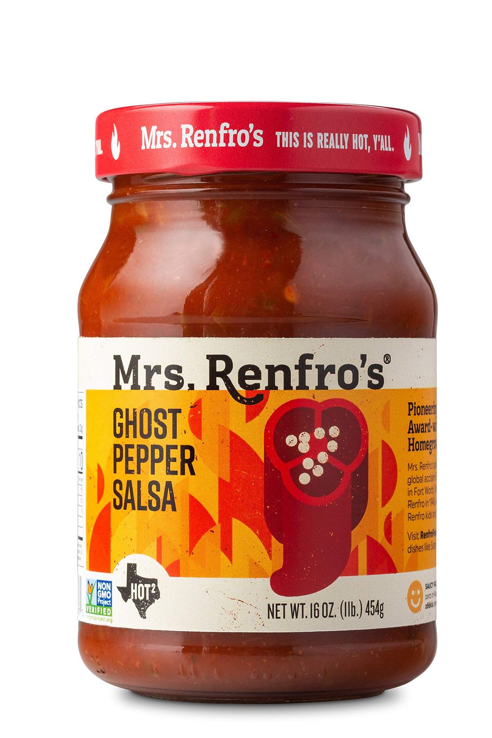 Mrs. Renfro&#39;s Ghost Pepper Salsa, 16 oz (6 Pack)