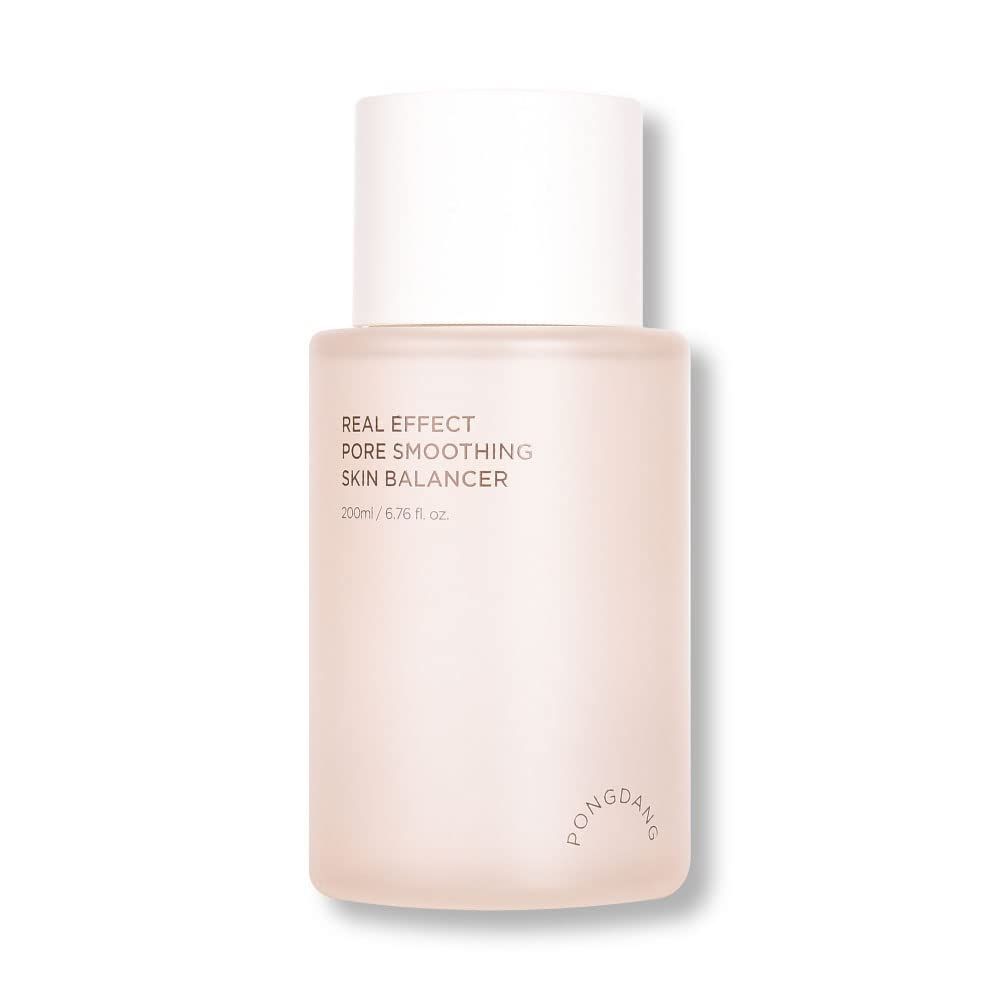 PONGDANG Real Effect Pore Smoothing Skin Balancer 6.76 fl.oz. Pore-Refining Toner for Smoother-Looking Skin Helps Improve The Look of Enlarged &amp; Uneven Pores