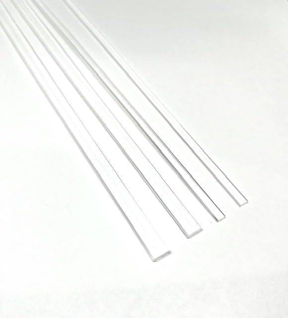 40pcs 8&quot; Flat Clear sticks for cake toppers cake pops or lollipops - Acrylic Plexiglass Sticks Transparent Clear, Strong and not bendy (200mm4mm2mm)