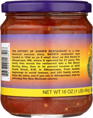 Sadie's Not As Hot Salsa 16 Oz (Pack of 3) by Sadie'sAB