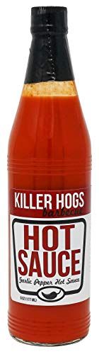 Killer Hogs Hot Sauce Grill and BBQ Hot Sauce with the Right Amount of Kick Aged Red Peppers, Tangy Vinegar, and Garlic 6 Ounces