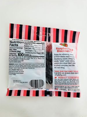 Jelly Belly Raspberries and Blackberries, 2.75-Ounce Bag (1 bag)