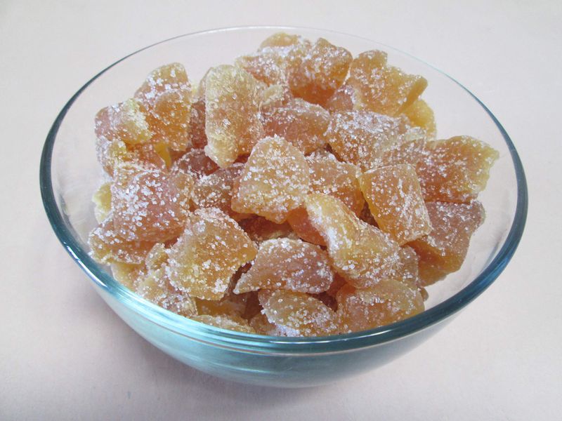 Crystallized Candied Ginger Chunks-Unsulfured, 1 pound
