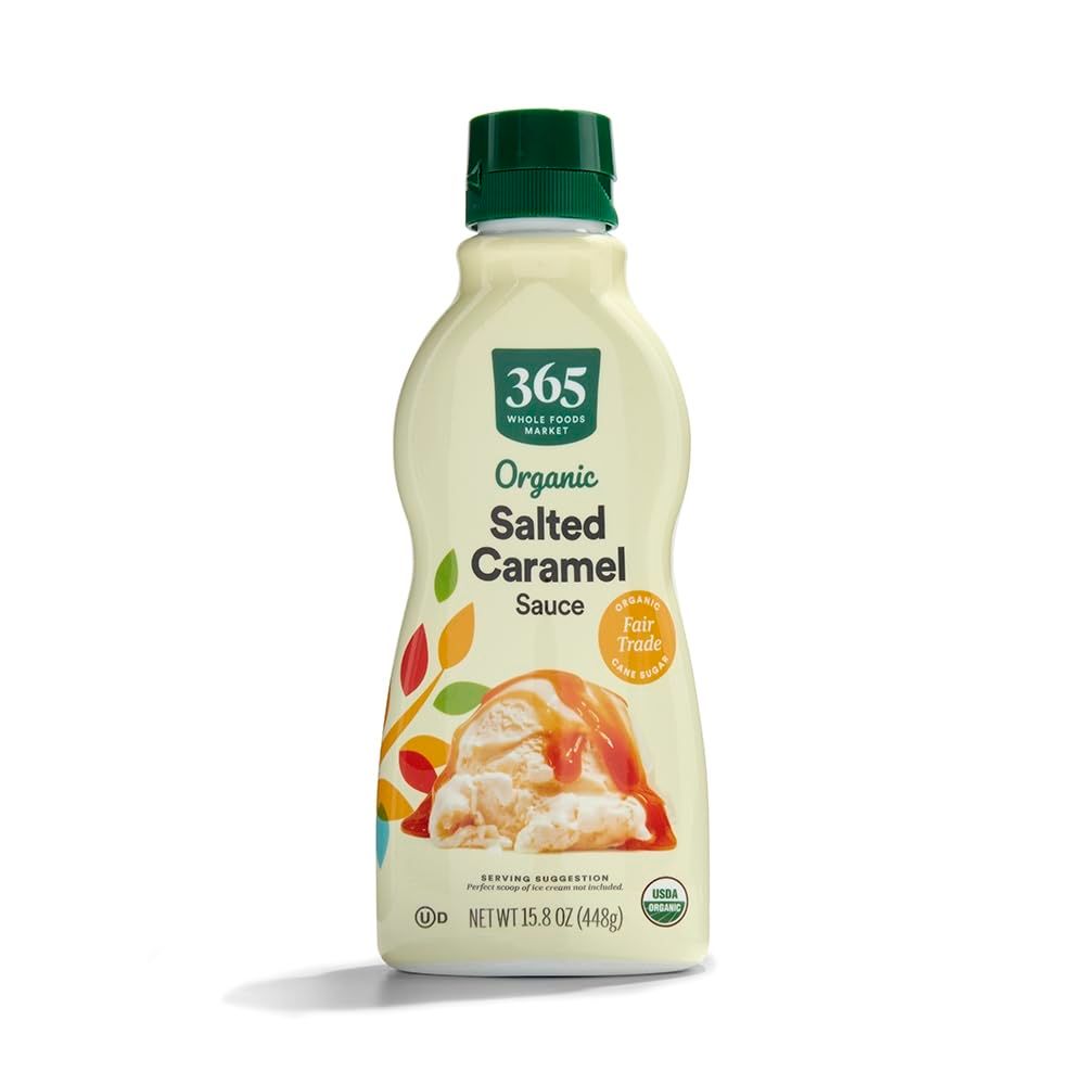 365 by Whole Foods Market, Sauce Salted Caramel Organic, 15.8 Ounce