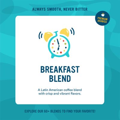 Cameron's Coffee Roasted Whole Bean Coffee, Breakfast Blend, 32 Ounce