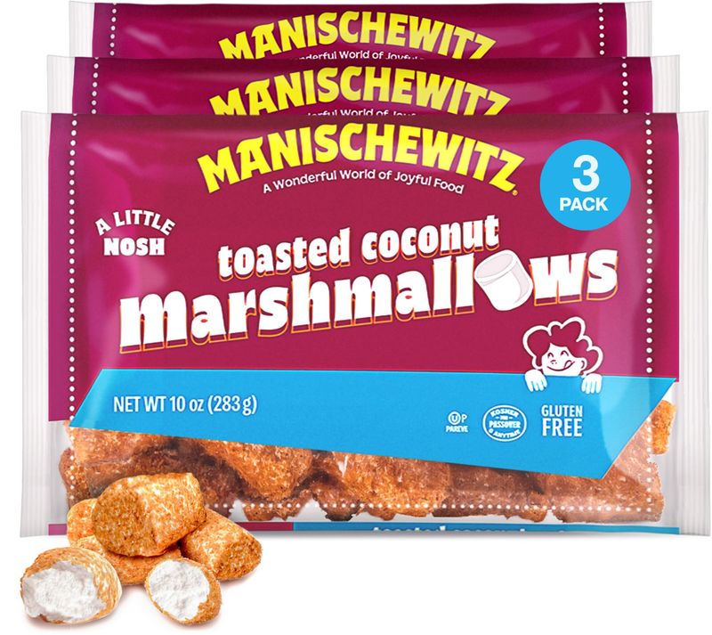 Manischewitz Toasted Coconut Marshmallows, 10 oz (3 Pack)