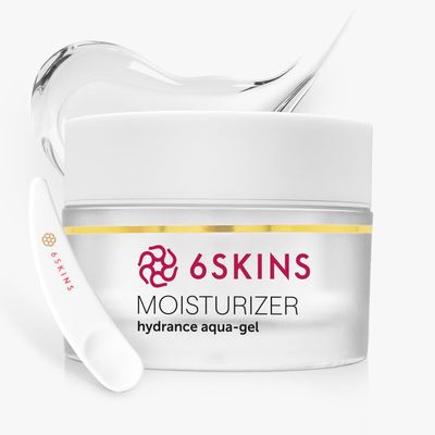 6SKINS Aqua Gel Face Moisturizer with Niacinamide and Ceramides, Ultra Light Daily Moisturizer Face Cream - K Beauty Skincare for Plumping &amp; Glowing Skin, For All Skin Types Non-Greasy 50ml / 1.7 o.z
