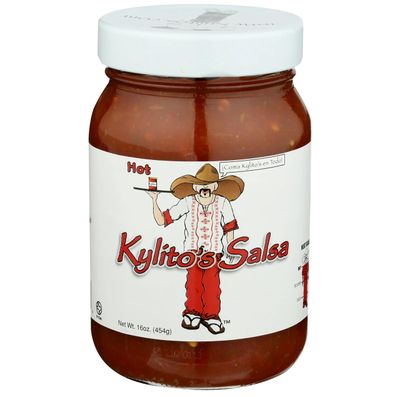 Kylito's Salsa 16oz Jar (Pack of 3) (Choose Flavor Below) (Hot - Hot) by Kylito's