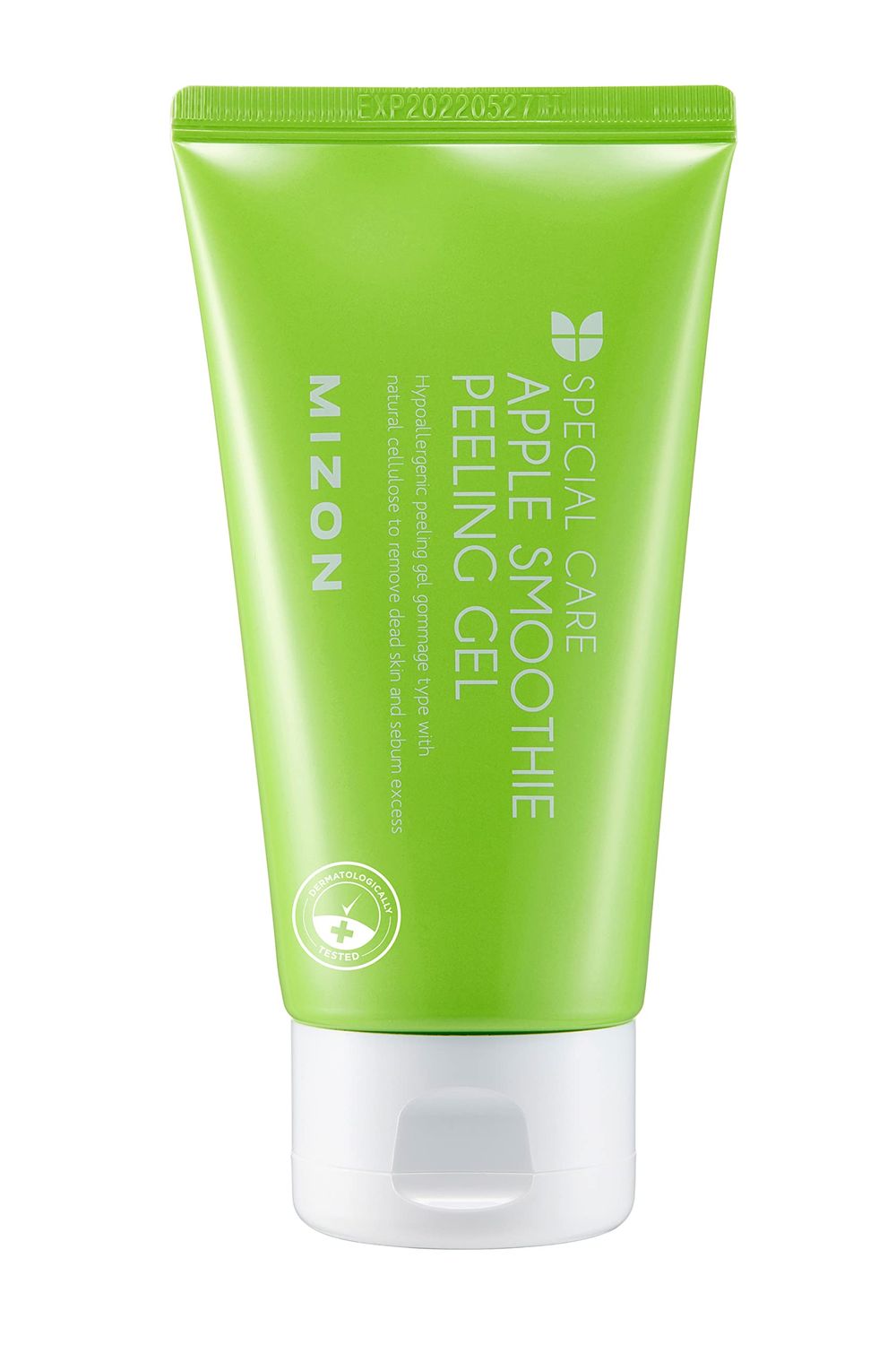 MIZON Apple Smoothie Peeling Gel,Smooth Skin, Glowing Skin, Elasticity, Natural Peeling. Mild Peeling, Gentle Exfoliation, Deep Cleansing (120ml, 4.1 fl oz)