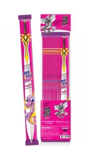 Dragon Tongue Strawberry Flavor Sweet &amp; Sour Gummies Candy, (Pack of 12), 8.46 Oz
