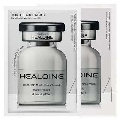 HEALOINE Hyaluronic Acid Face Mask with Niacinamide, Overnight Facial Mask Even Skin Tone Face Mask for Women, Hydrating, Moisture, Elasticity for All Skin Types Korean Skin Care 30g10 ea