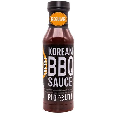 Dae Gee Korean BBQ Sauce, Regular Flavor Barbeque Sauce for KBBQ Grill or Ramen Noodles Korean Food Made in USA, Perfect as Bulgogi Sauce, Galbi Marinade, or with Tofu or Hot Pot (12oz Bottle)