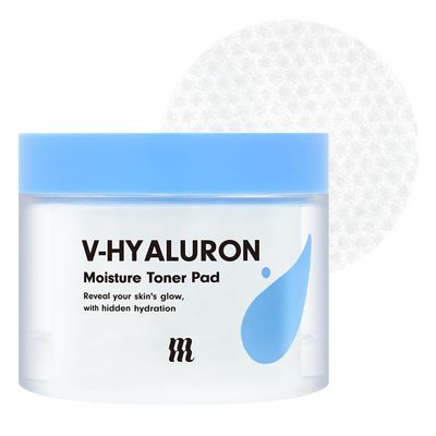 MERZY V-Hyaluron Moisture Toner Pad 60 Count, Vegan, Paraben &amp; Fragance-Free Korean Skin Care