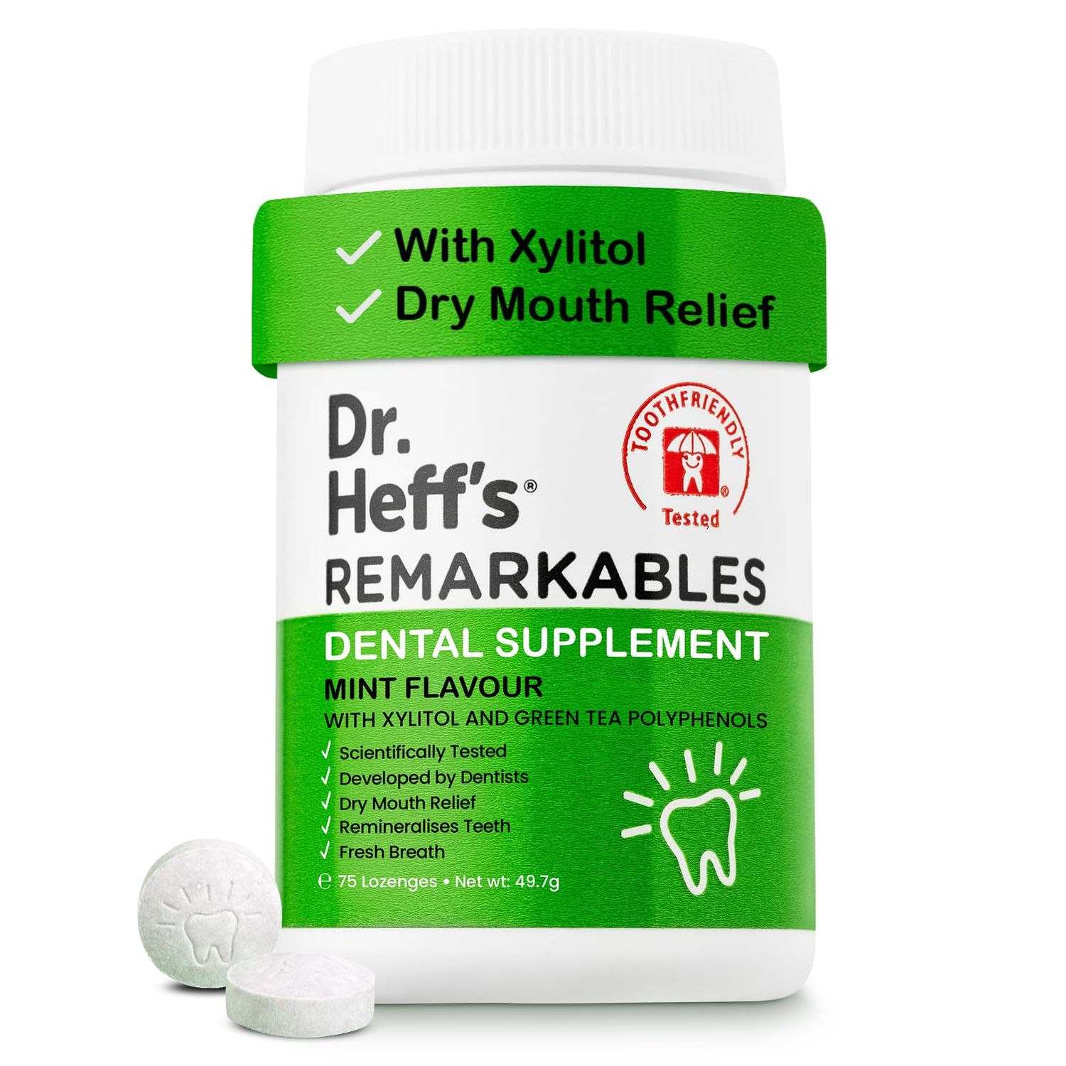 Dr. Heff&#39;s Mints Dentist Formulated Sugar-Free Xylitol Healthy Vegan Non-GMO Natural Mints (1)