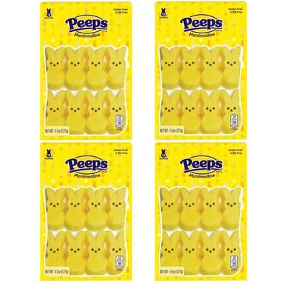 Marshmallow Peeps Yellow Easter Bunnies 12ct (4)