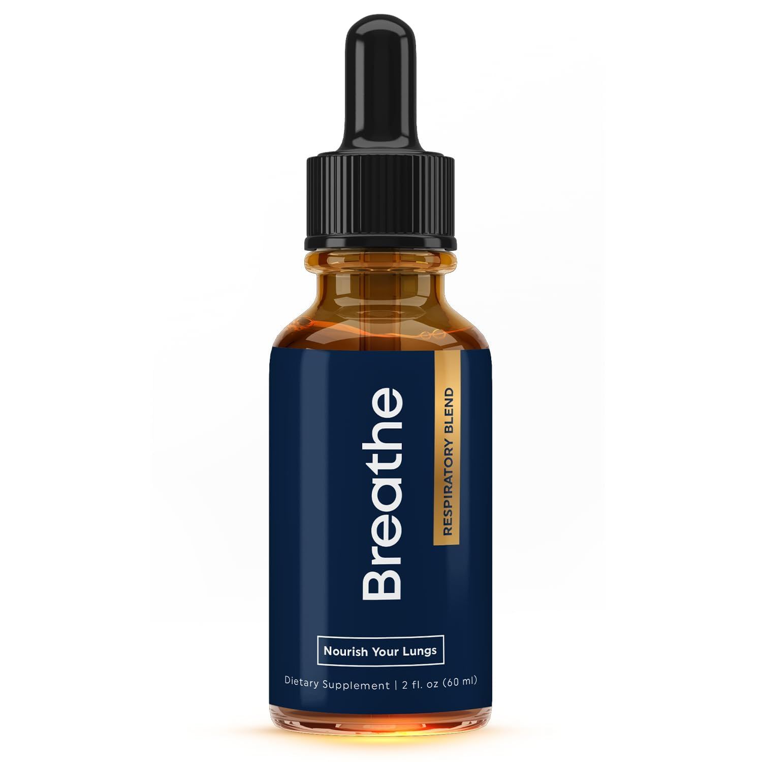 BREATHE 8-IN-1 Mullein Drops for Lungs &amp; Airways (2 fl. oz.): Peppermint, Thyme, &amp; Mullein Leaf Extract for Lungs Detox for Smokers - Break up Mucus &amp; Breathe Clear - GMO-Free &amp; Made in USA