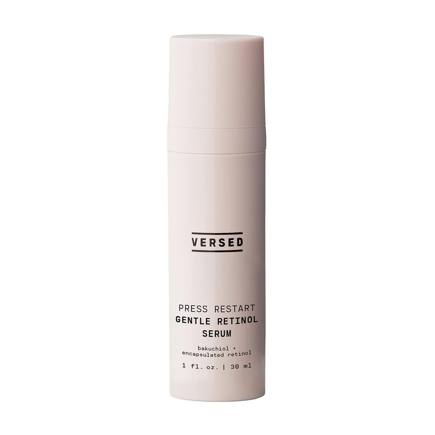 Versed Press Restart Gentle Retinol Serum - Bakuchiol Retinol Alternative Anti-Aging Serum for Even Skin Tone, Fine Lines and Wrinkles for Sensitive Skin - Vegan (1 fl oz)