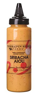 Terrapin Ridge Farms Sriracha Aioli Garnishing Sauce - One 7.75 Ounce Squeeze Bottle
