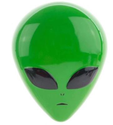 Boston America, Halloween Alien Head Sours Tin, 1 Ounce