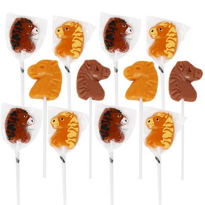 Horse Shaped Lollipops, Cowboy or Cowgirl Suckers Party Favors, Horse Racing , Farm Horseback Riding , Horses Party Fillers