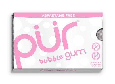 PUR Gum - 9pc Blister - Bubblegum