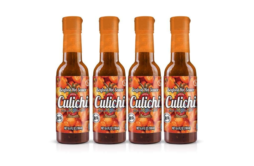 Salsa Culichi Habanero/ Habanero Hot Sauce Quantity of 4 bottles 6.4oz