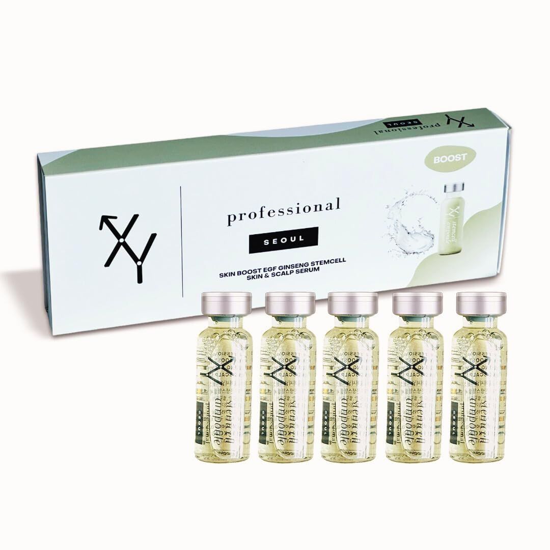 XY Professional EGF Peptides Serum For Face Skin BOOST Epidermal Growth Factor Ginseng stemcell Ampoule, KOREA Microneedling academy supplies