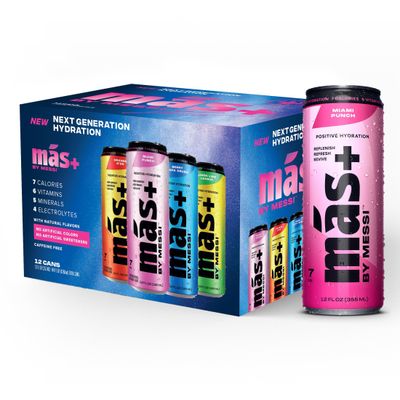 Ms by Messi 12oz Variety Pack Sports Drink &amp; Hydration Beverage, 12-pack