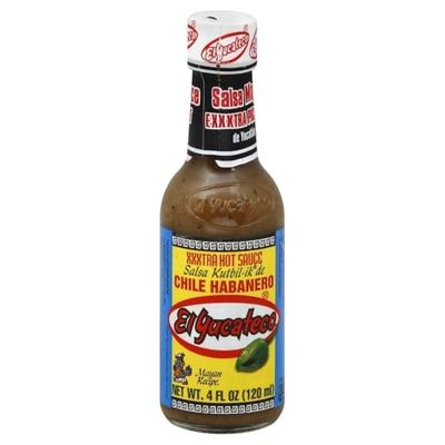 El Yucateco XXXtra Hot Habanero Sauce 4 oz by El Yucateco Foods