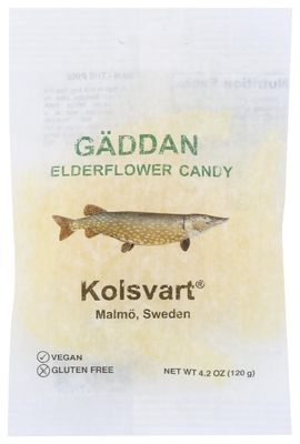 Kolsvart Gaddan Elderflower Candy, 4.2 OZ