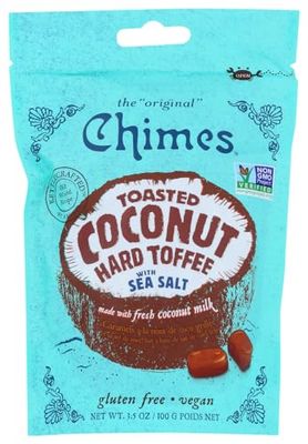 4-Pack 3.5oz Toasted Coconut Hard Toffee