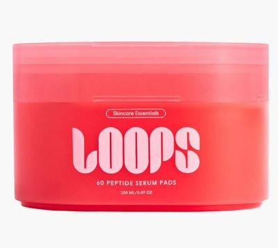 LOOPS Peptide Serum Korean Skincare - Firm, Fortify, and Fight Fine Lines - Anti-Wrinkle and Moisturizing Skin Care - Pre-soaked Veocell Embo Pad with Peptide Complex - Mother&#39;s Day Gifts for Mom